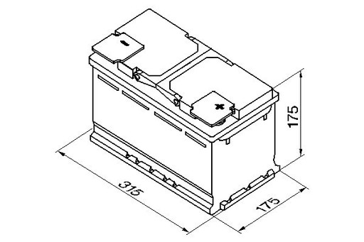 Акумулятор 85AH 800A SILVER S5 P + BOSCH - 4