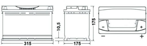 AKUMULATOR EXIDE EXCELL P+ 80AH/700A - 2