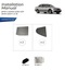 автомобільні відтінки бічних стекол для BMW 5 E39 4D 95-03