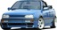 VW GOLF MK3 CABRIO sportowy tłumik 70x140mm DTM TA