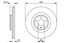 Bosch диски + колодки спереду AUDI Q5 8R 345 мм