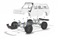 Mitsubishi Pajero 2 5D Body Lift 2" "Off Road