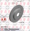 Задні диски ZIMMERMANN VOLVO XC60 2.4 D / D3 / D4