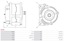 A0150 генератор FIAT DUCATO 3,0 JTD 06 -