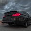 Спойлер Елерон для BMW 5 F10 M4 look Lip black