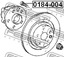 Штир колеса FEBEST для Honda CIVIC VIII 2.2