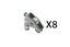 Штовхач клапана + важіль для SEAT ALTEA XL
