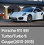 Дифузор Porsche 911 991 Turbo S 091.100.580.100