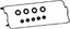 Прокладка, кришка головки блоку циліндрів CORTECO 440