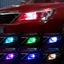 2 лампы W5W LED T10 RGB + пульт дистанционного управления PORSCHE AUDI VW