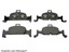 Тормозные колодки передние AUDI A4 A5 A6 A7 Q5 orig