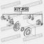 Комплект колісних підшипників FEBEST KIT-R50