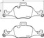 BREMBO передні гальмівні колодки P06107