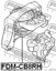 FDM-CB8RH FEBEST ПОДУШКА ДВИГУНА ПРАВА (HYDRAULIC