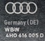 Audi A8 S8 D4 компресор підвіски 4h0616005d