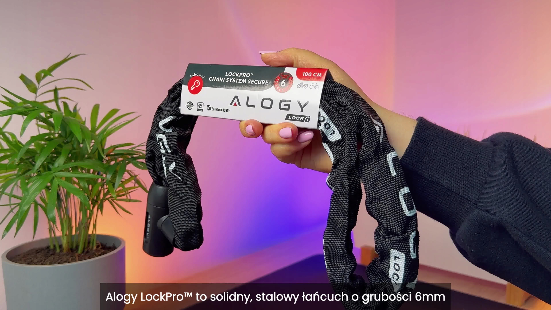 Велосипедні Ланцюги Безпеки Alogy Увійти 6K 1000
