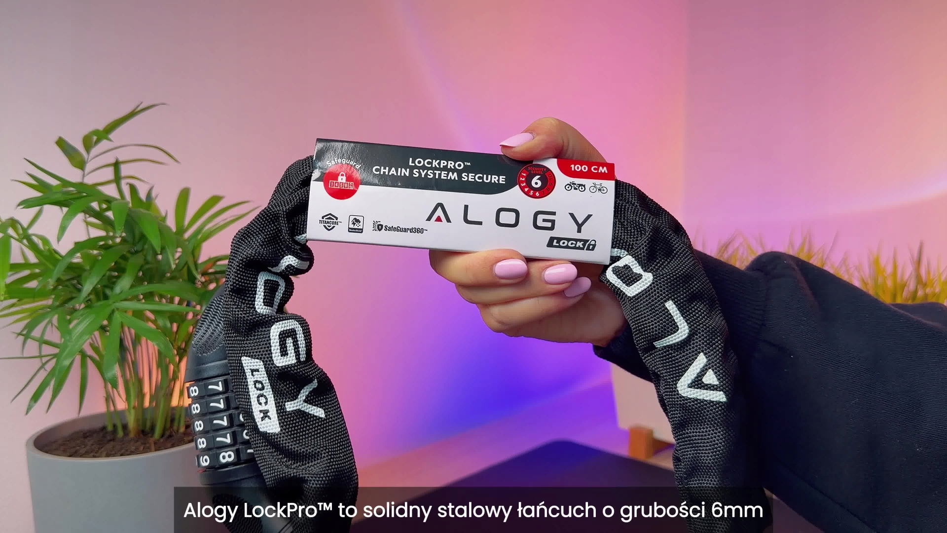 Велосипедні Ланцюги Безпеки Alogy Увійти 6V 1000