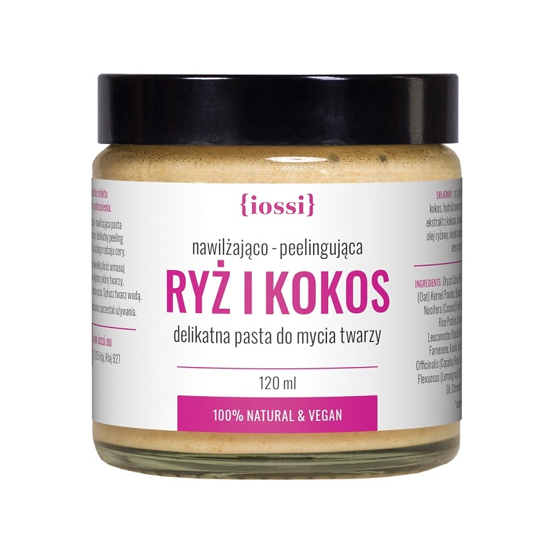 

Iossi Ryż i Kokos delikatna pasta do mycia twarzy