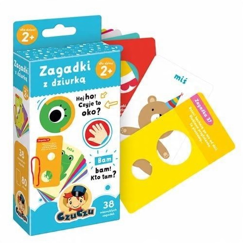 

Zagadki CzuCzu z dziurką 2+ Bright Junior Media