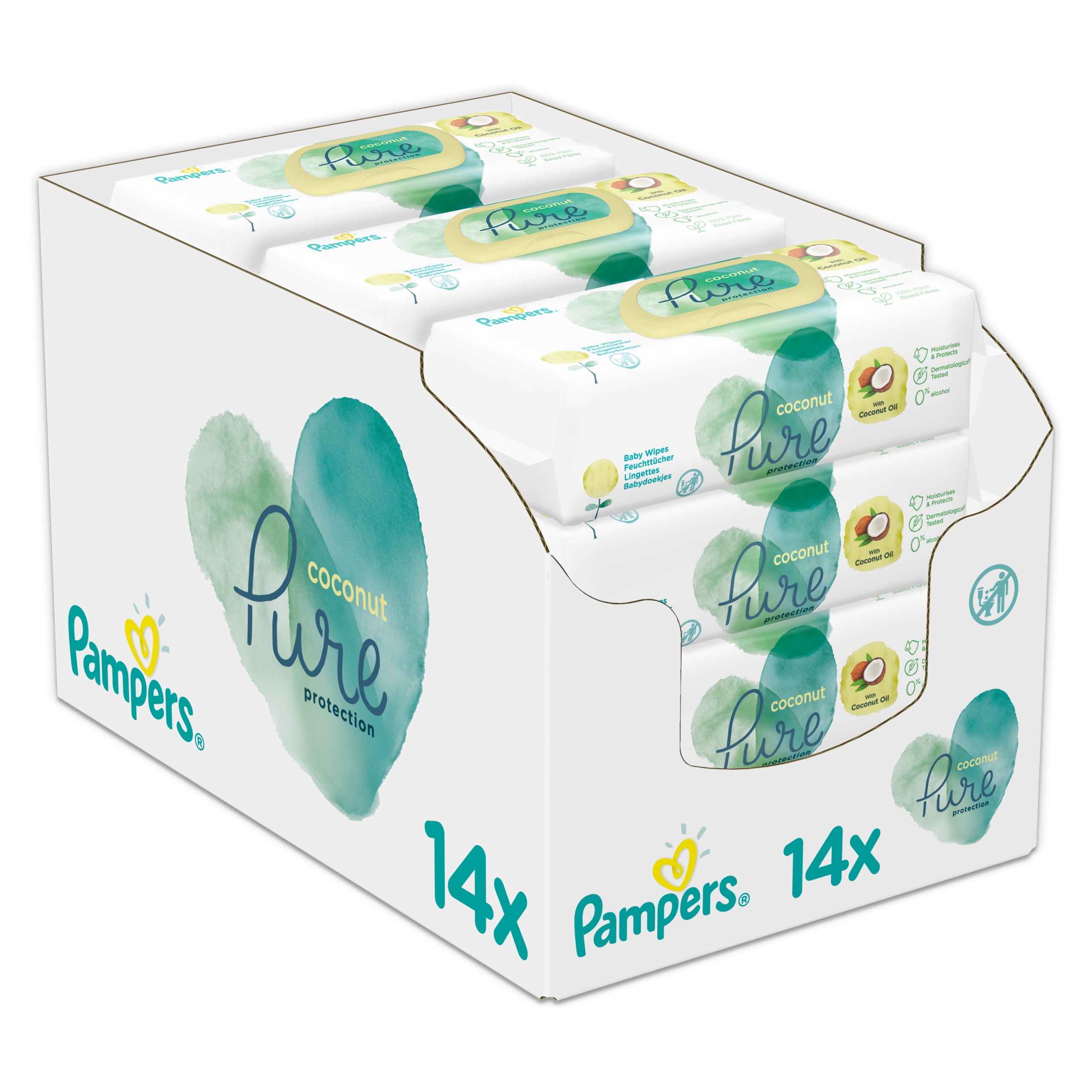 

Pampers Chusteczki Pure Coconut 14 x 42 sztuki