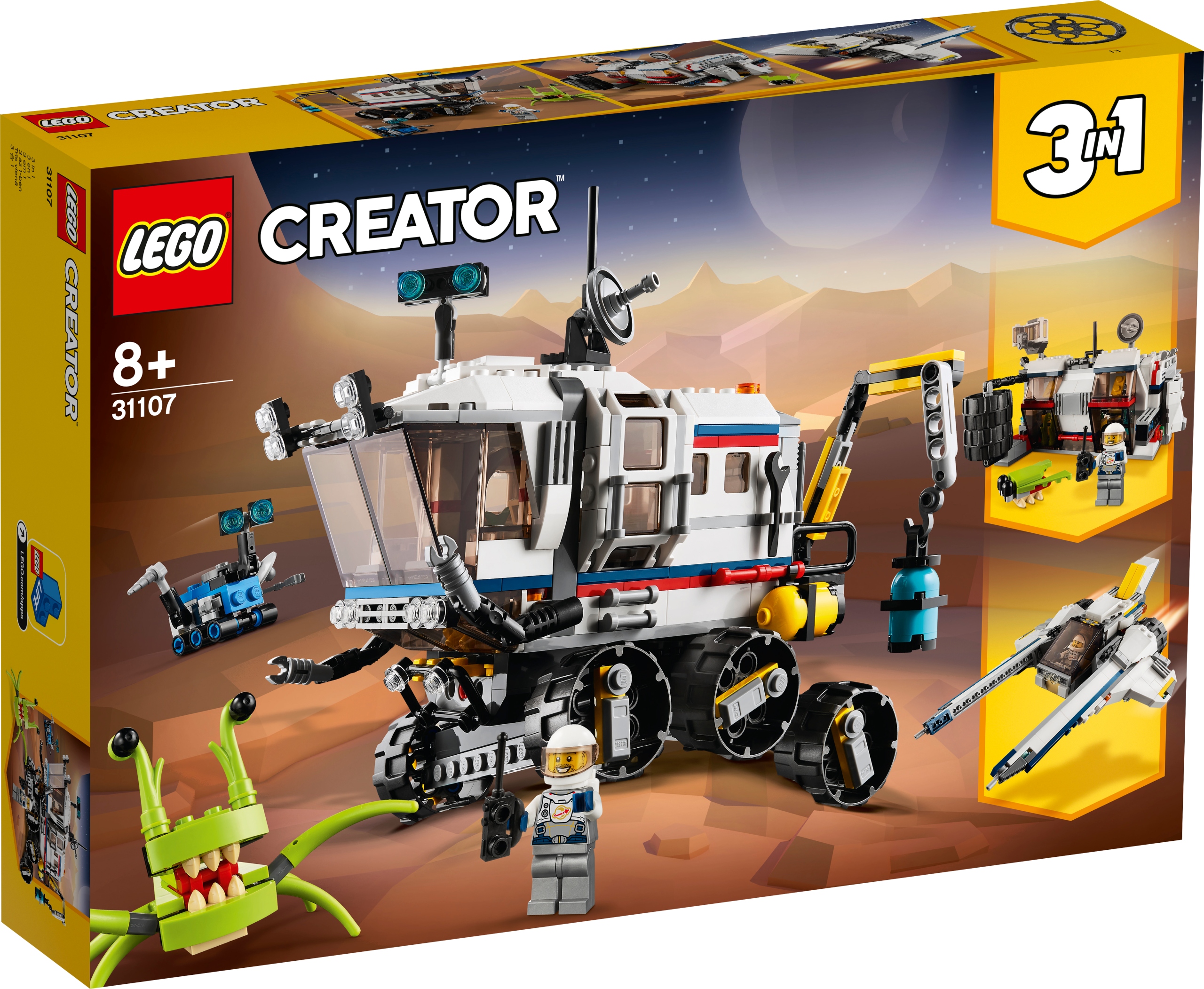 LEGO 31107 Creator 3w1 - Łazik kosmiczny