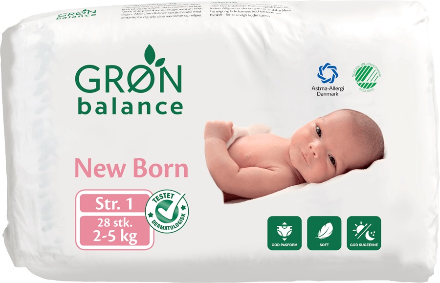 

Gron Balance Pieluchy dla noworodka 2-5kg 28szt.