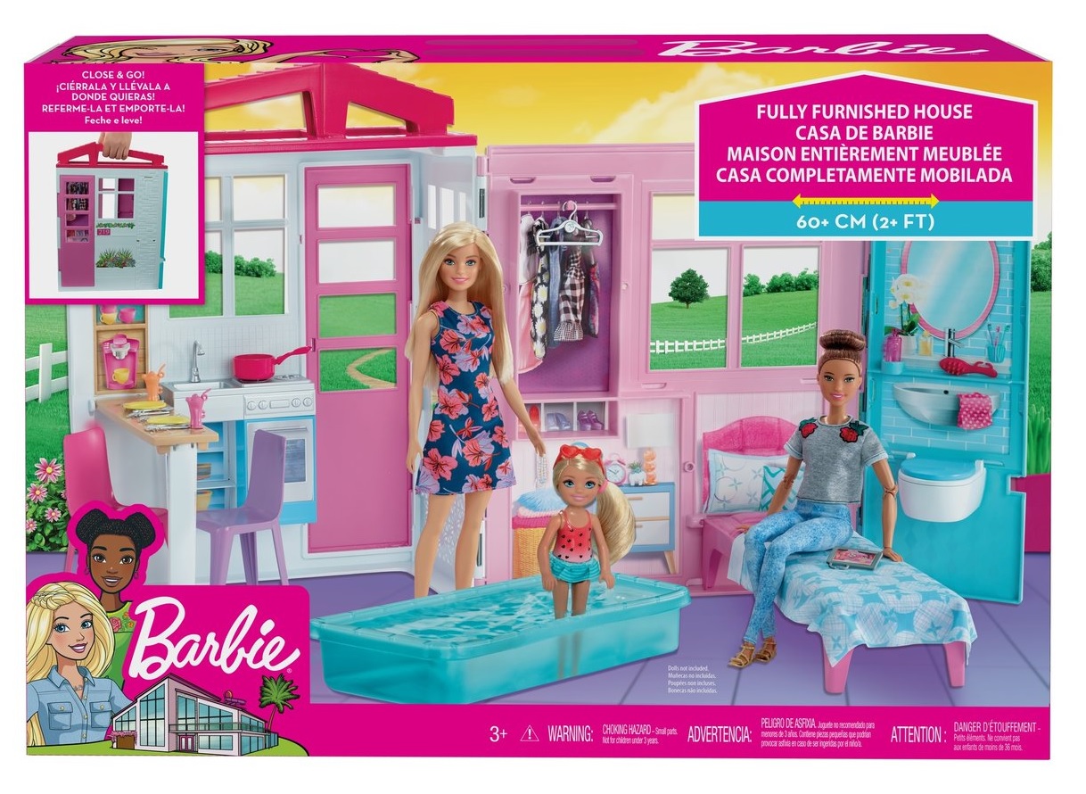 

Barbie Przytulny domek dla lalek FXG54