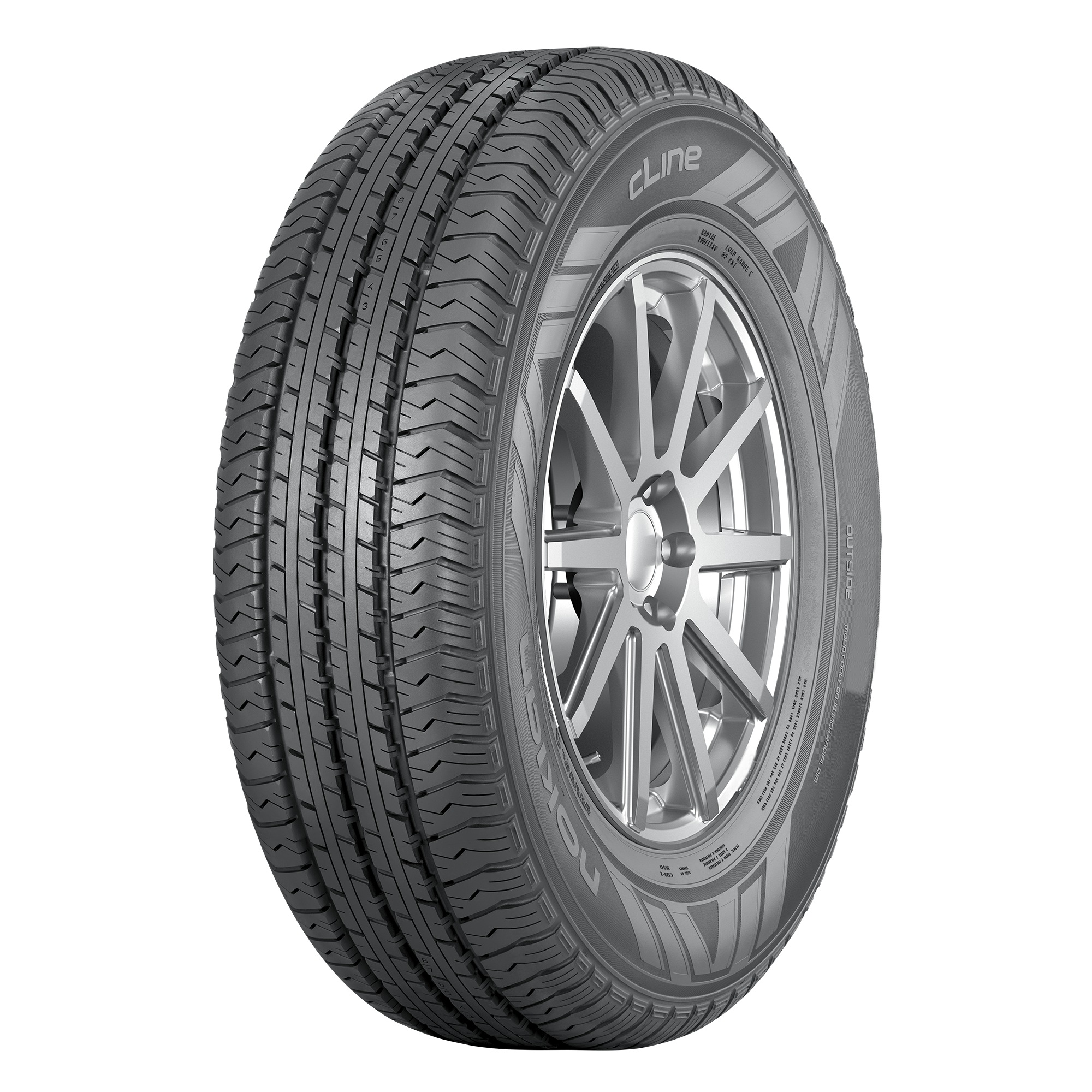 

1x opona letnia 205/75R16C Nokian Cline 113S