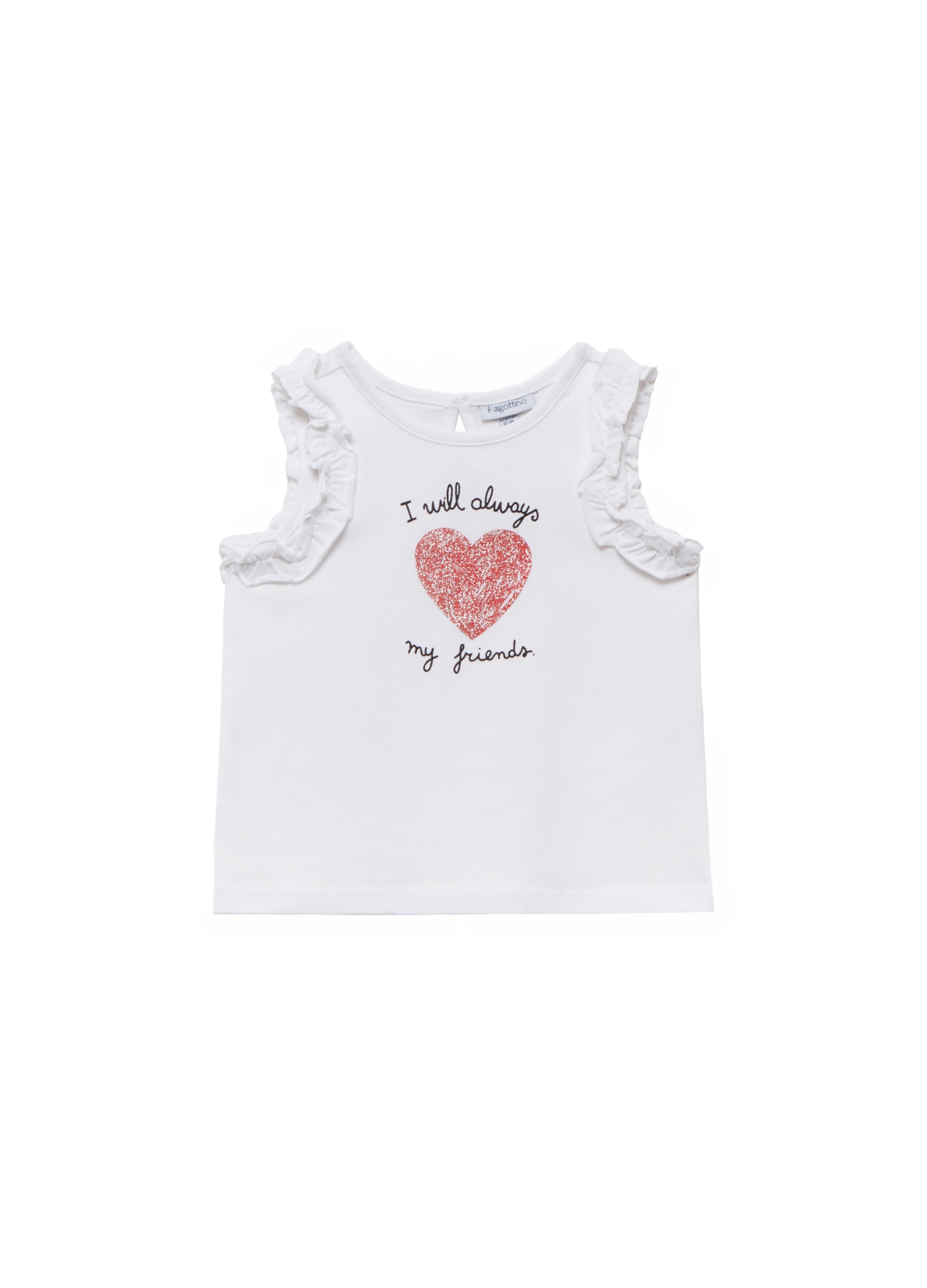 

Top dla dziewczynki Ovs 885754 biały r.86