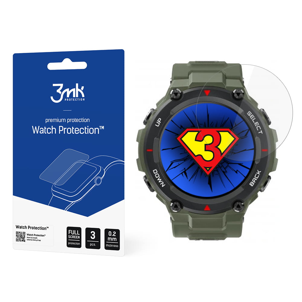 

Szkło na Xiaomi Amazfit T-Rex 3mk Watch Protection