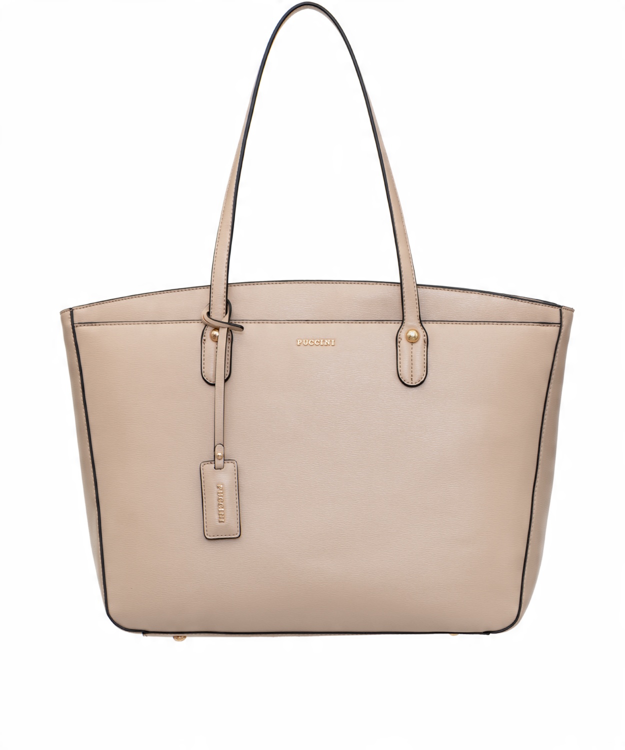 

Torebka shopper Puccini BT19642 6A ciemny beż