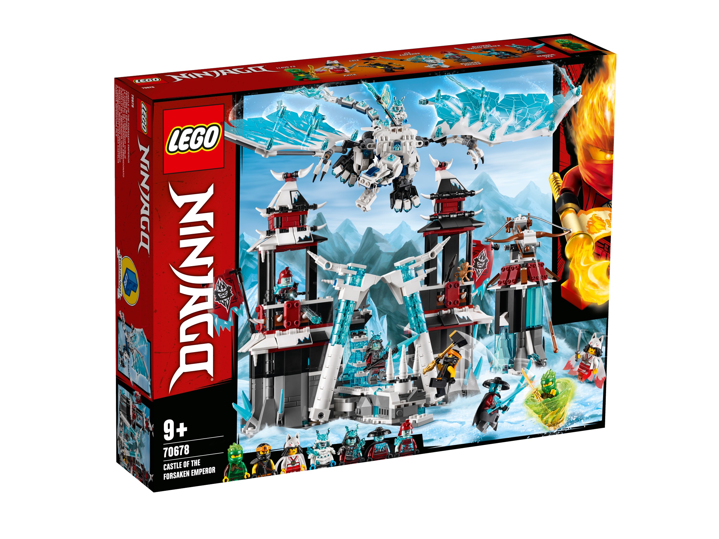 Klocki Lego Ninjago Zestaw Zamek Zapomnianego Cesarza 70678