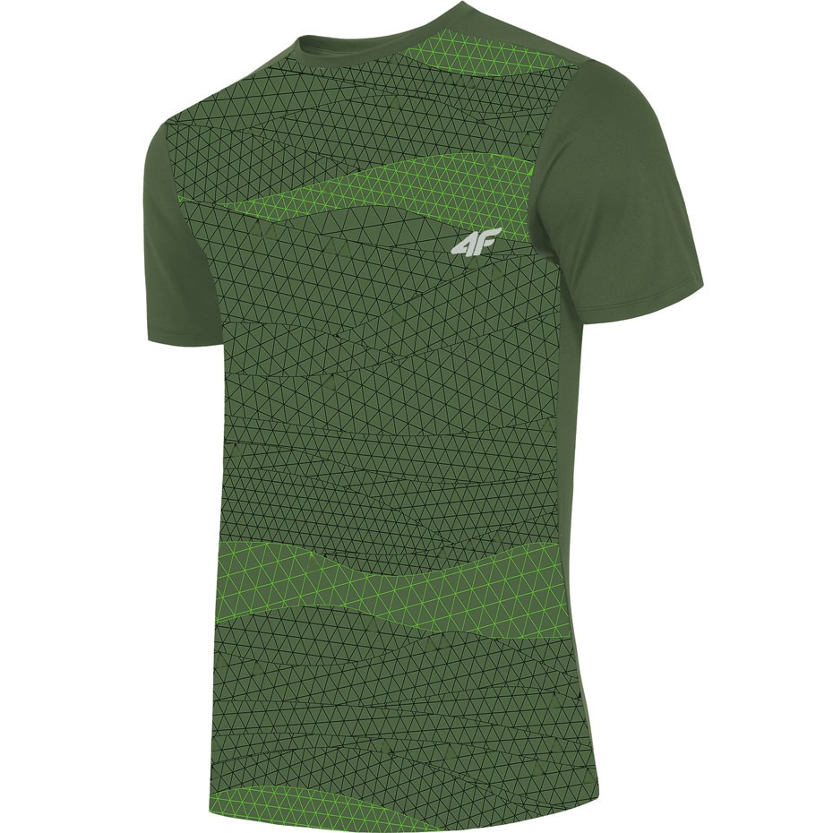 

T-shirt męski 4F H4L19 TSMF005 zielony r. S