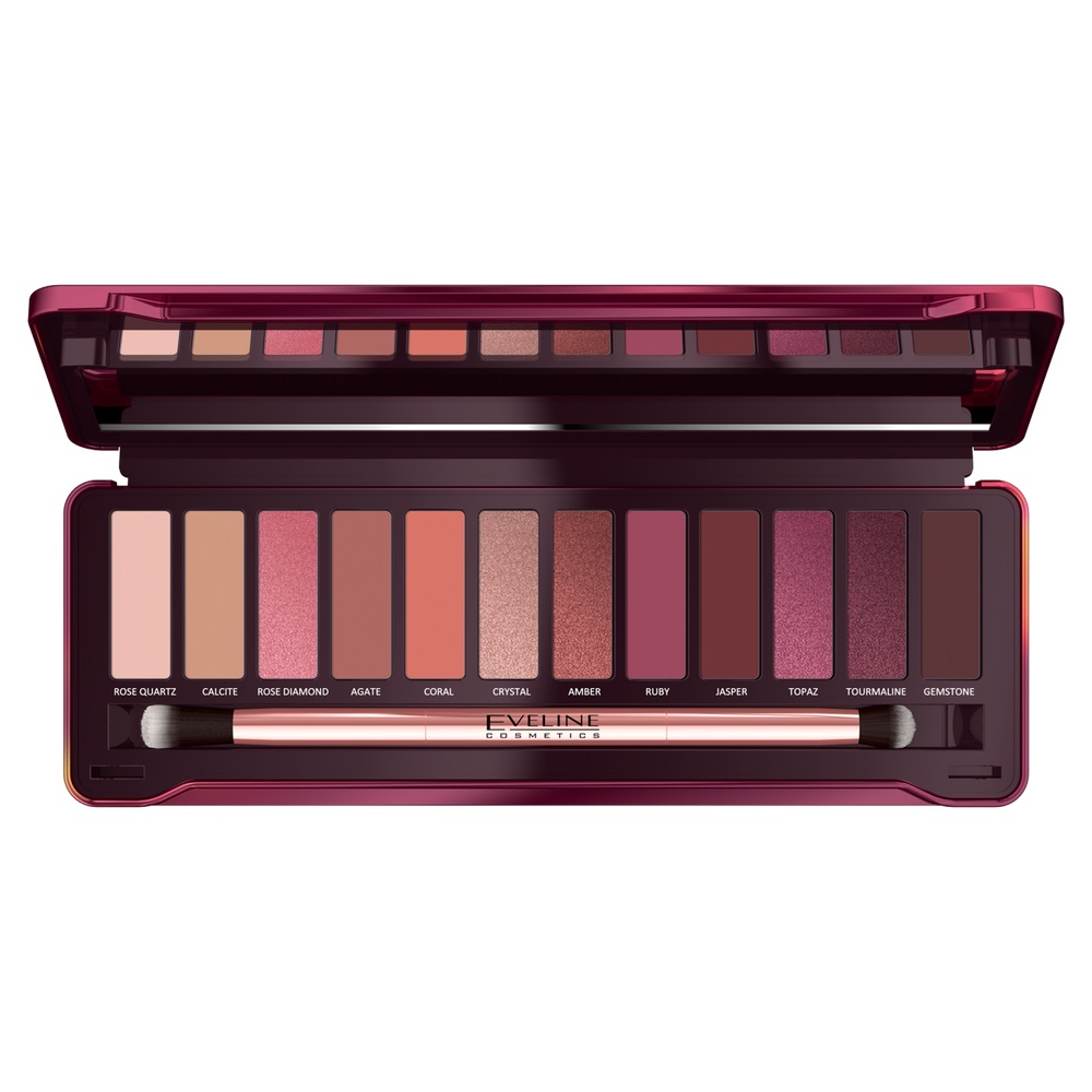 

Eveline Ruby Glamour Eyeshadow 12 cieni do powiek