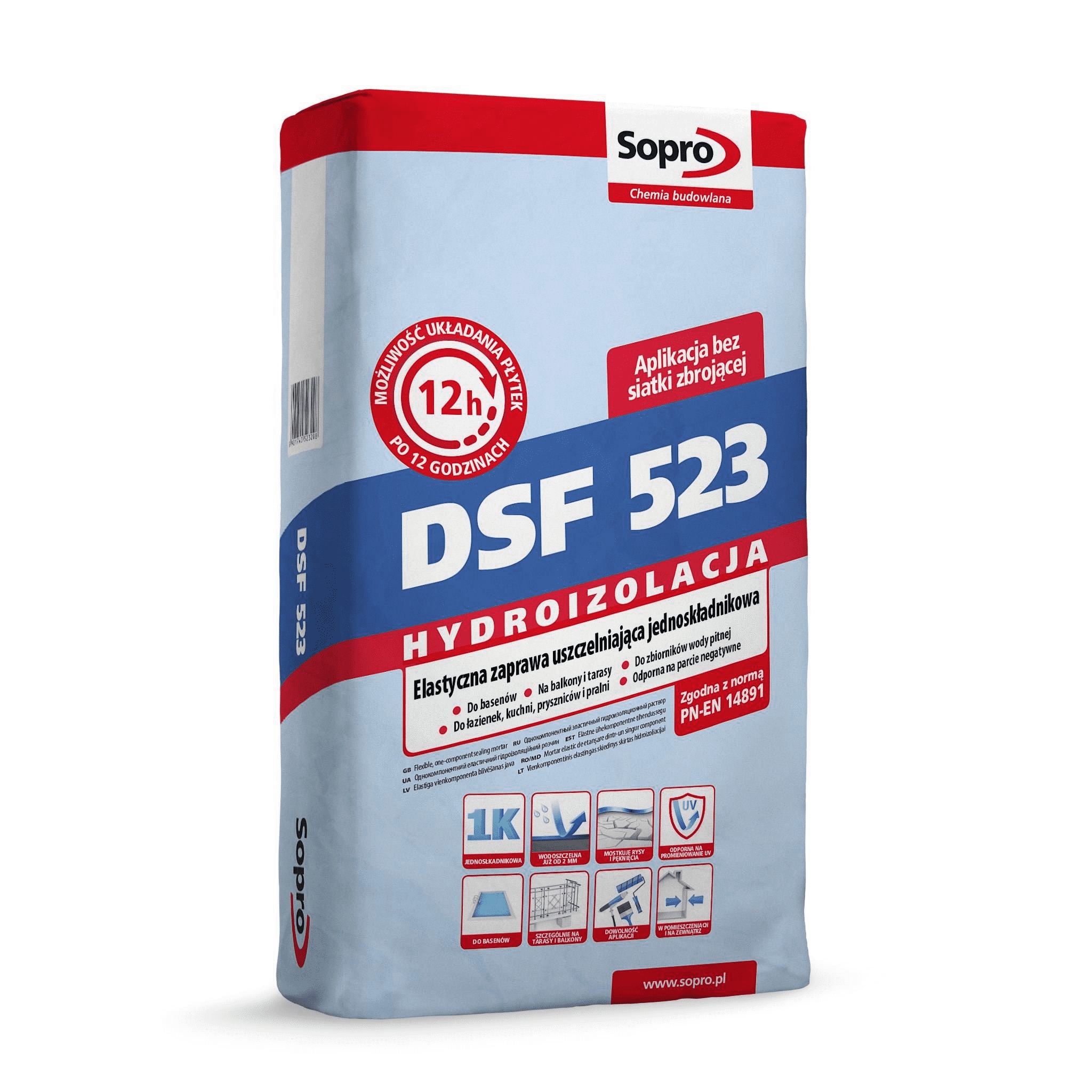 Sopro Elastyczna zaprawa uszczelniająca Dsf 523 20kg