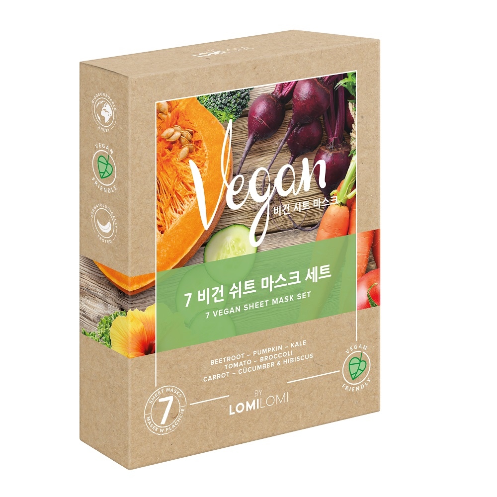 

Lomi Lomi 7 Vegan Sheet Mask Set zestaw maseczek
