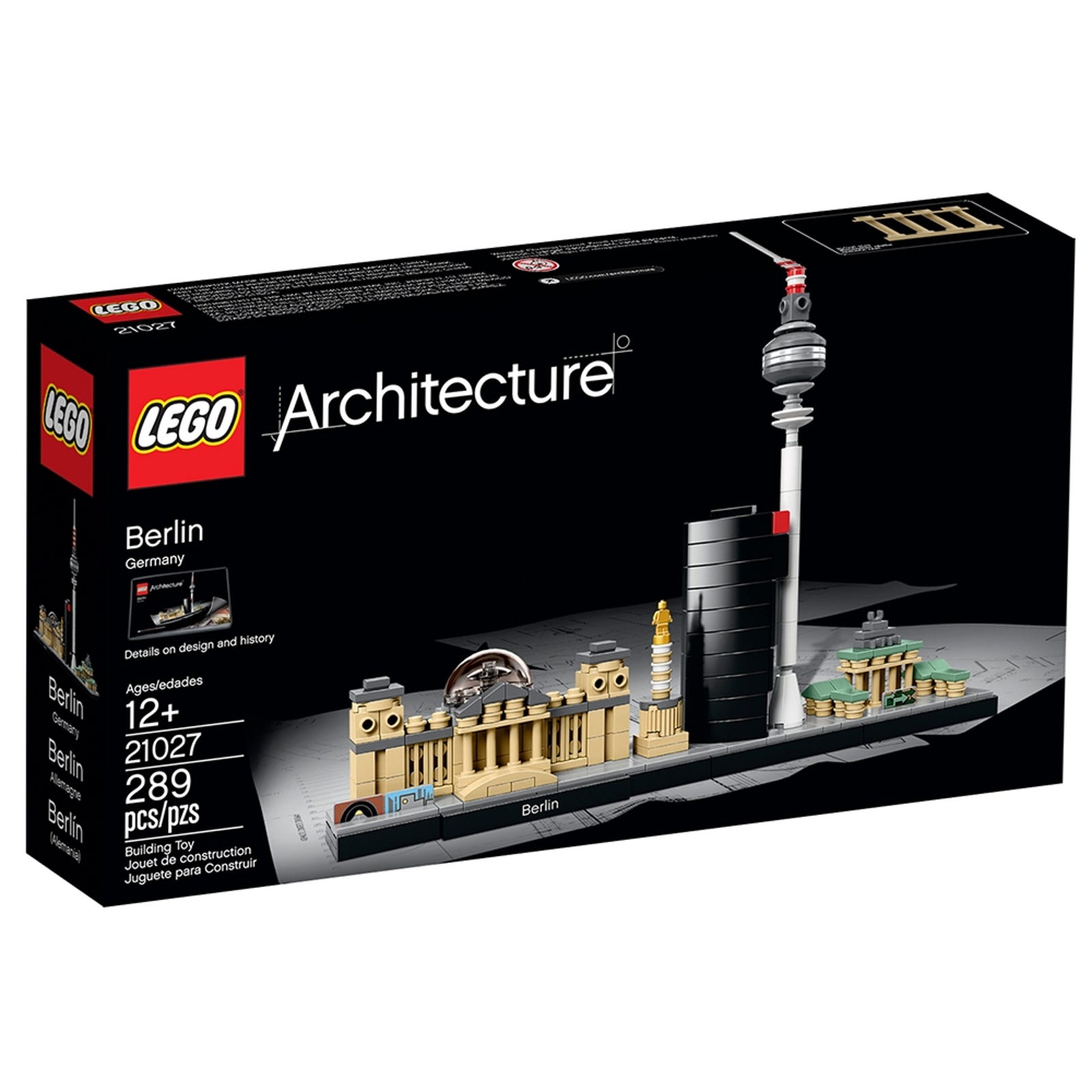 Lego Architecture 21027 Berlin sada Nový Unikát Německo