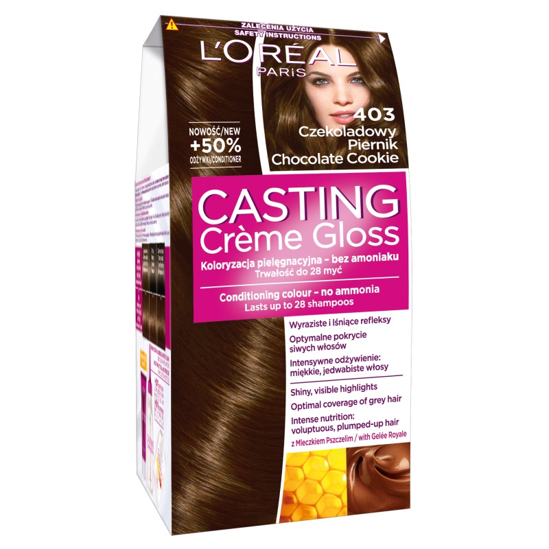 Paris Casting Crème Gloss koloryzacja 403 Czekoladowy Piernik