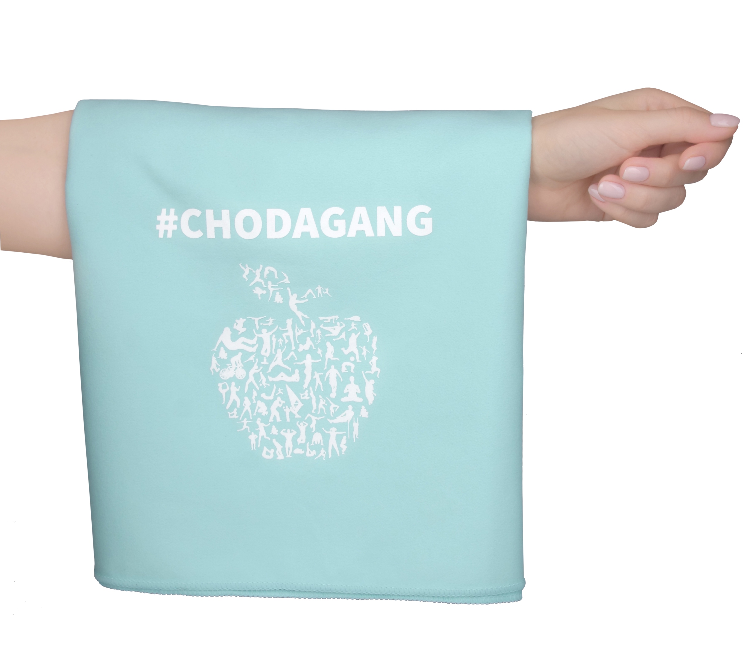Promocja Ewa Chodakowska ręcznik z mikrofibry Chodagang wyprzedaż przecena