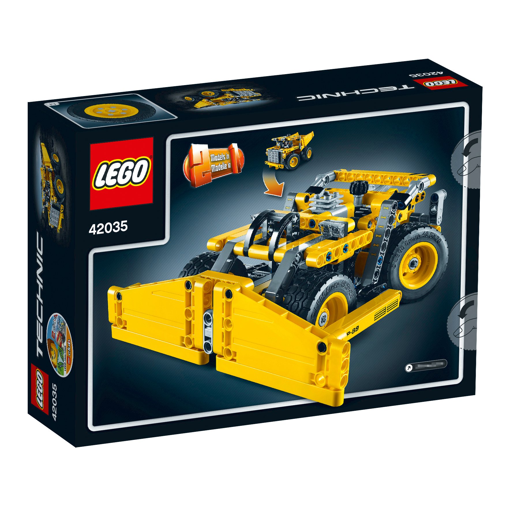 Lego Technic 42035 Ciężarówka górnicza
