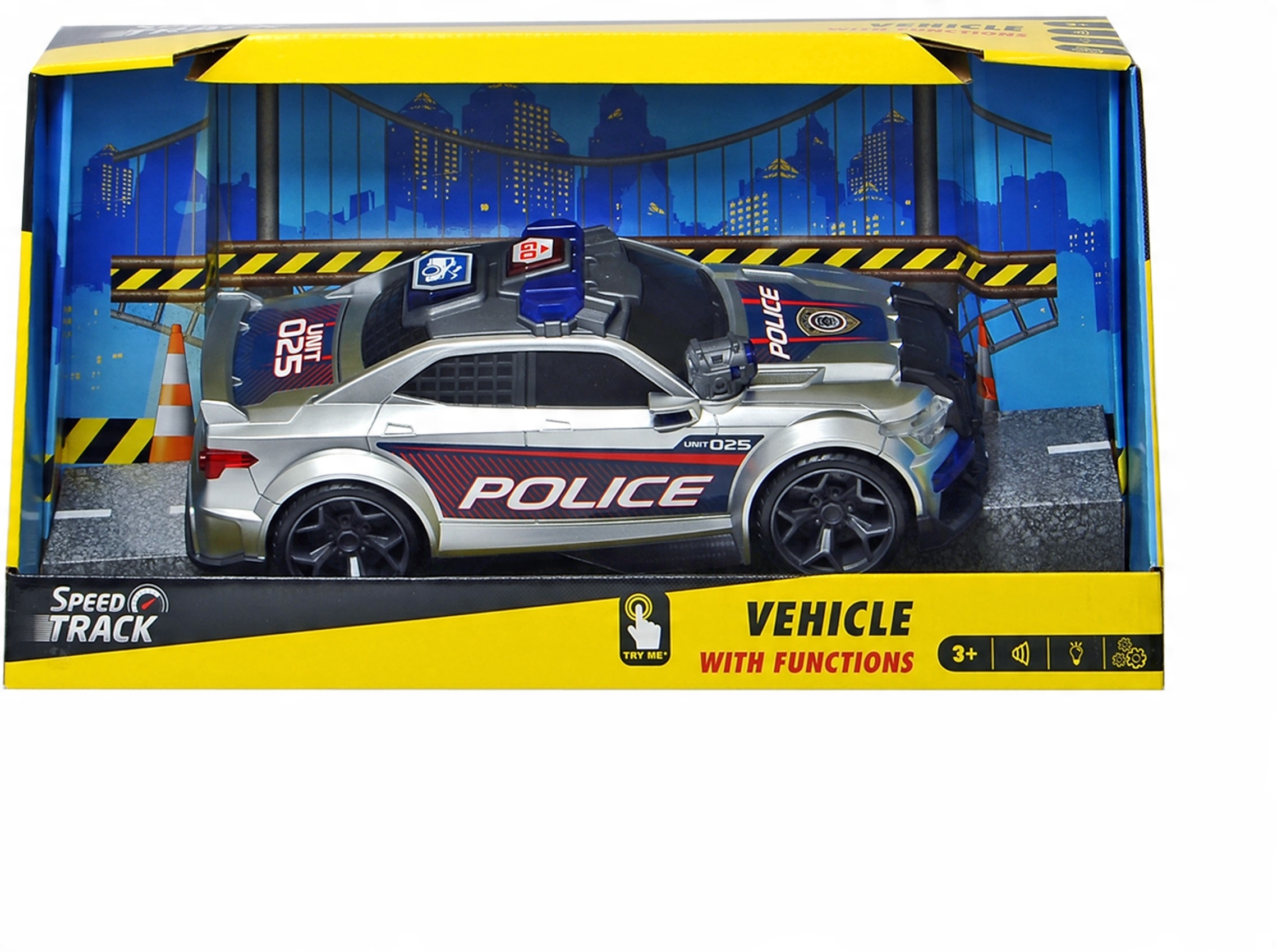 

Speed Track Macchina Polizia Luci samochodzik