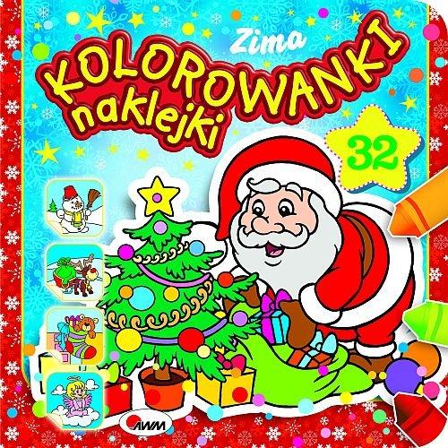 

Kolorowanki naklejki Zima Mariola Budek