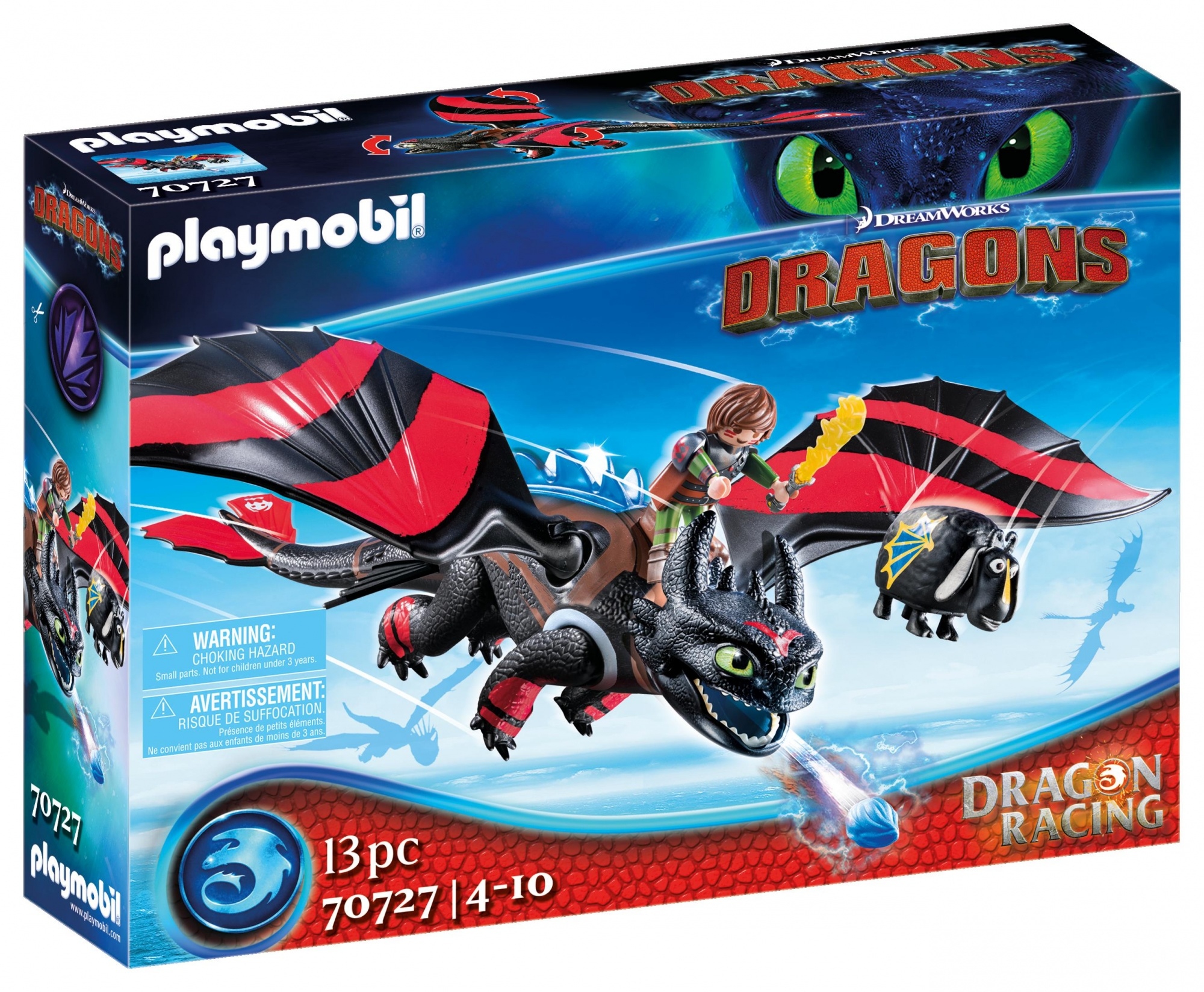 Playmobil Dragon Racing Szczerbatek i Czkawka