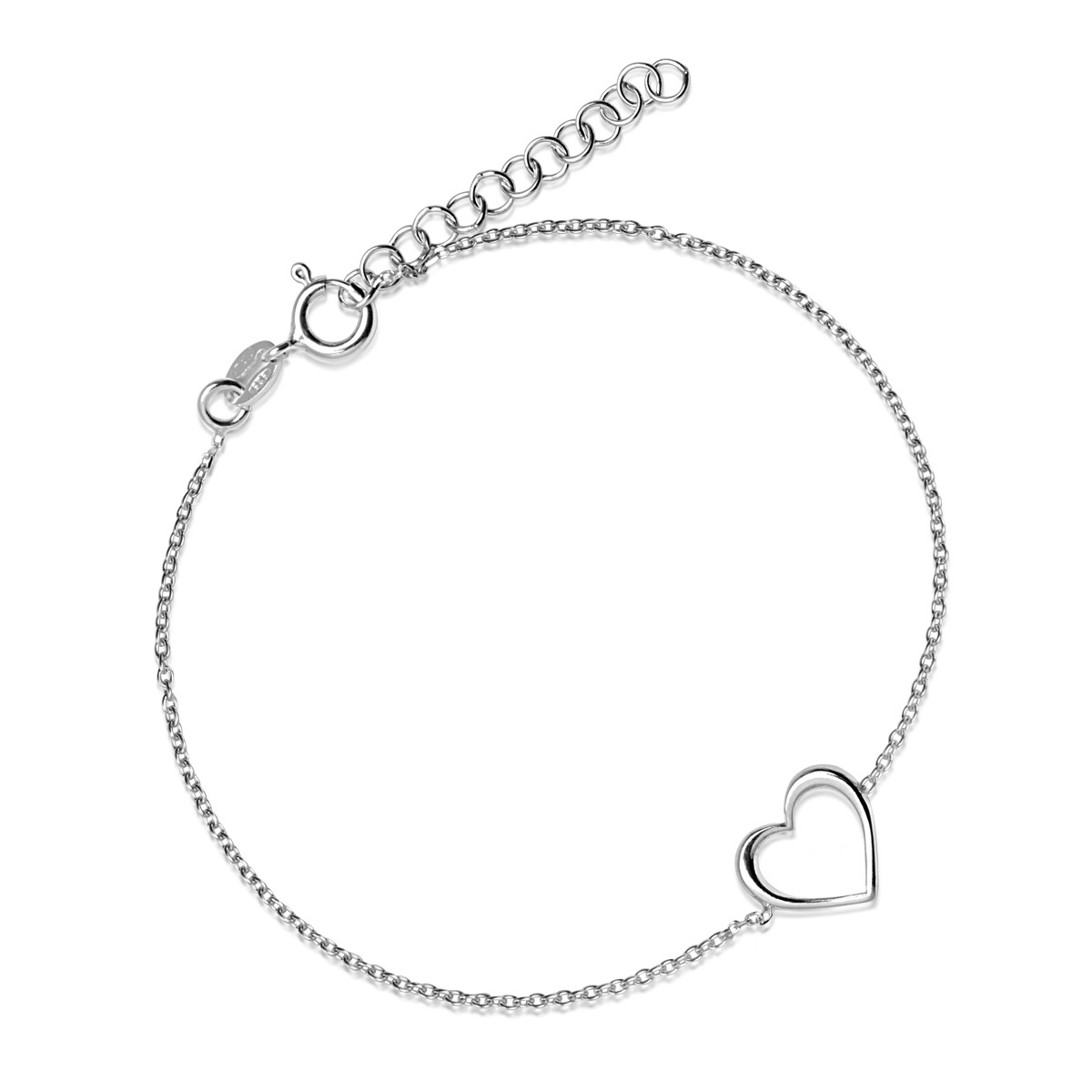 

Bransoletka damska Yes Srebro Serce