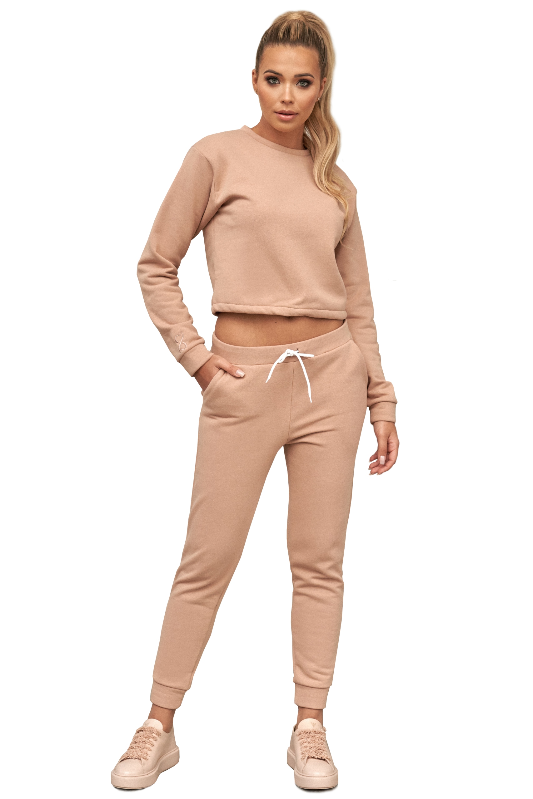 

Spodnie dresowe damskie Sugarfree Daring nude r.S