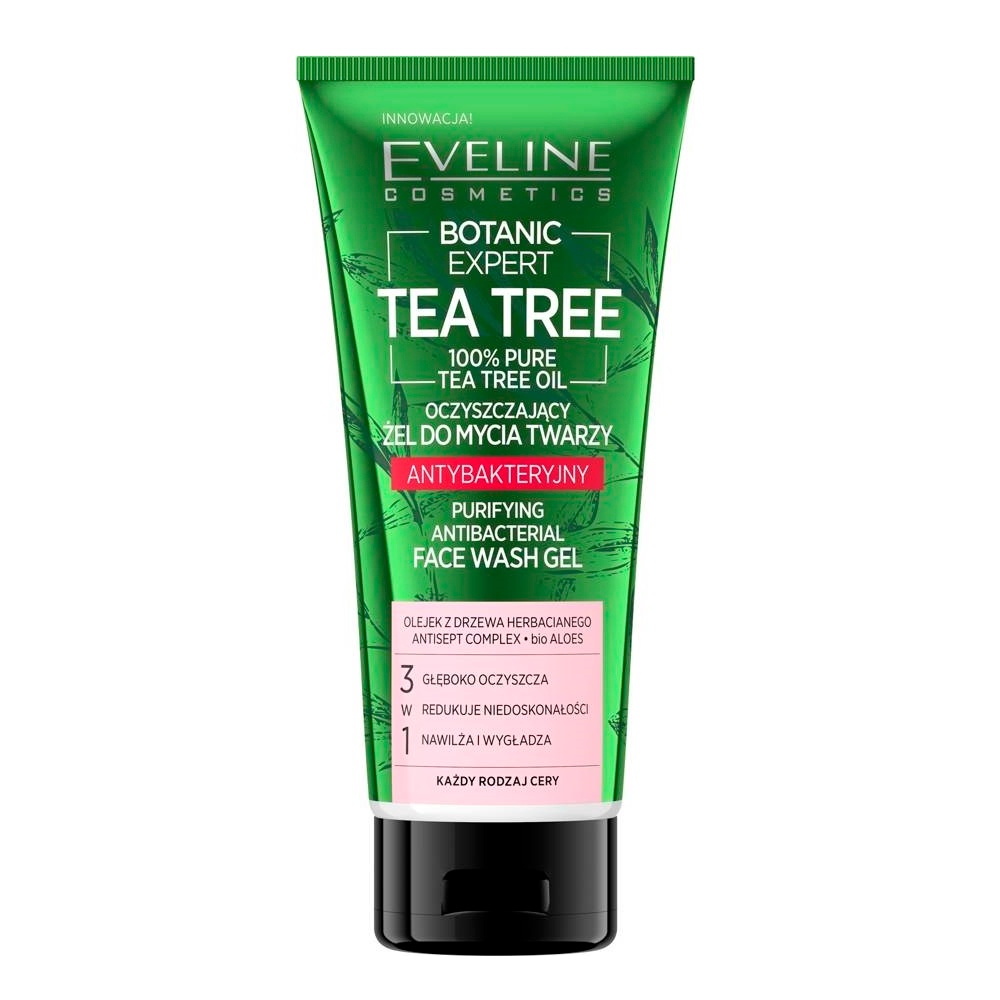 

Eveline Botanic Expert TeaTree żel do mycia twarzy