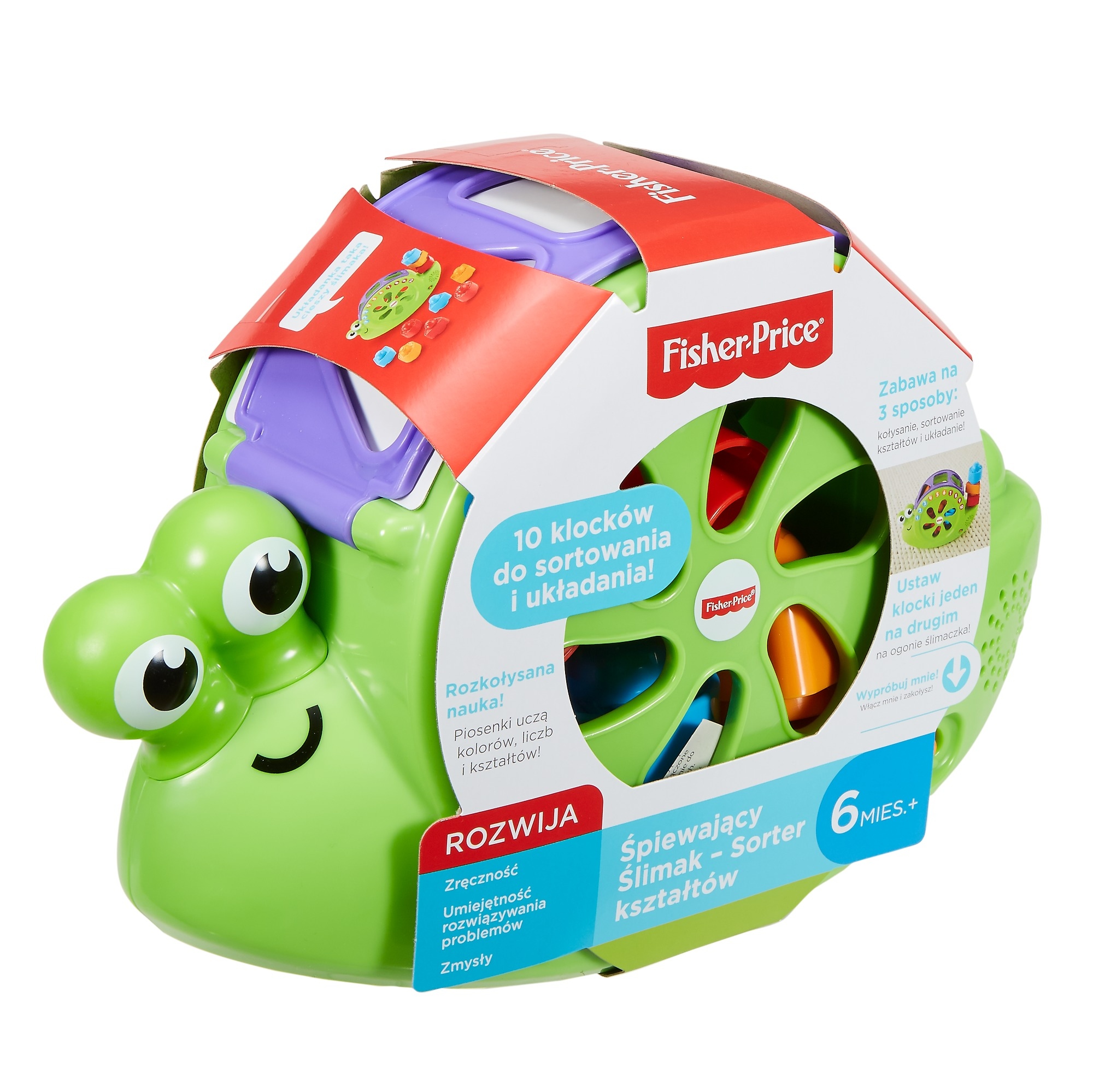 

Fisher-Price Śpiewający Ślimak Sorter FRC19