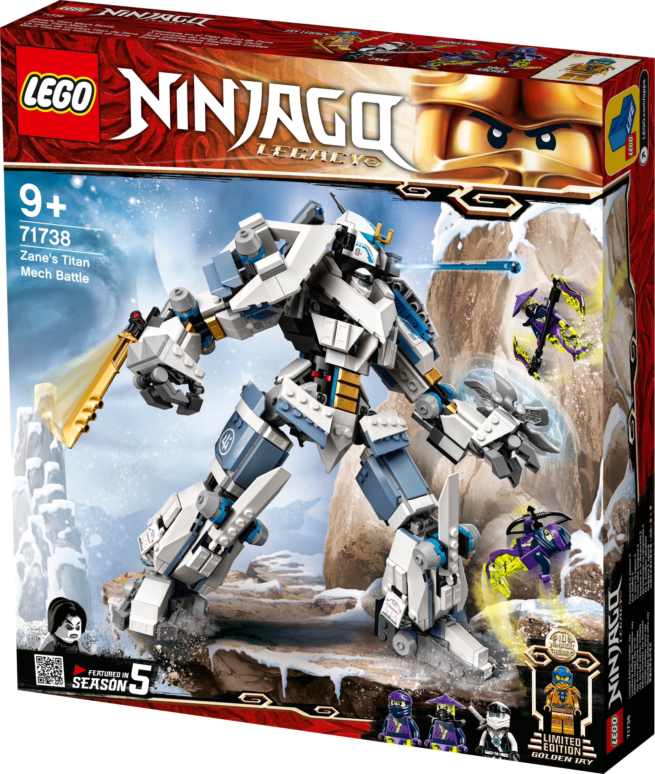 

Lego Ninjago Starcie tytanów Mech 71738