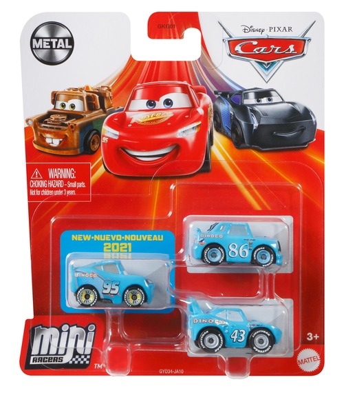 

Auta Cars mini racers zestaw 3 autka GYD34