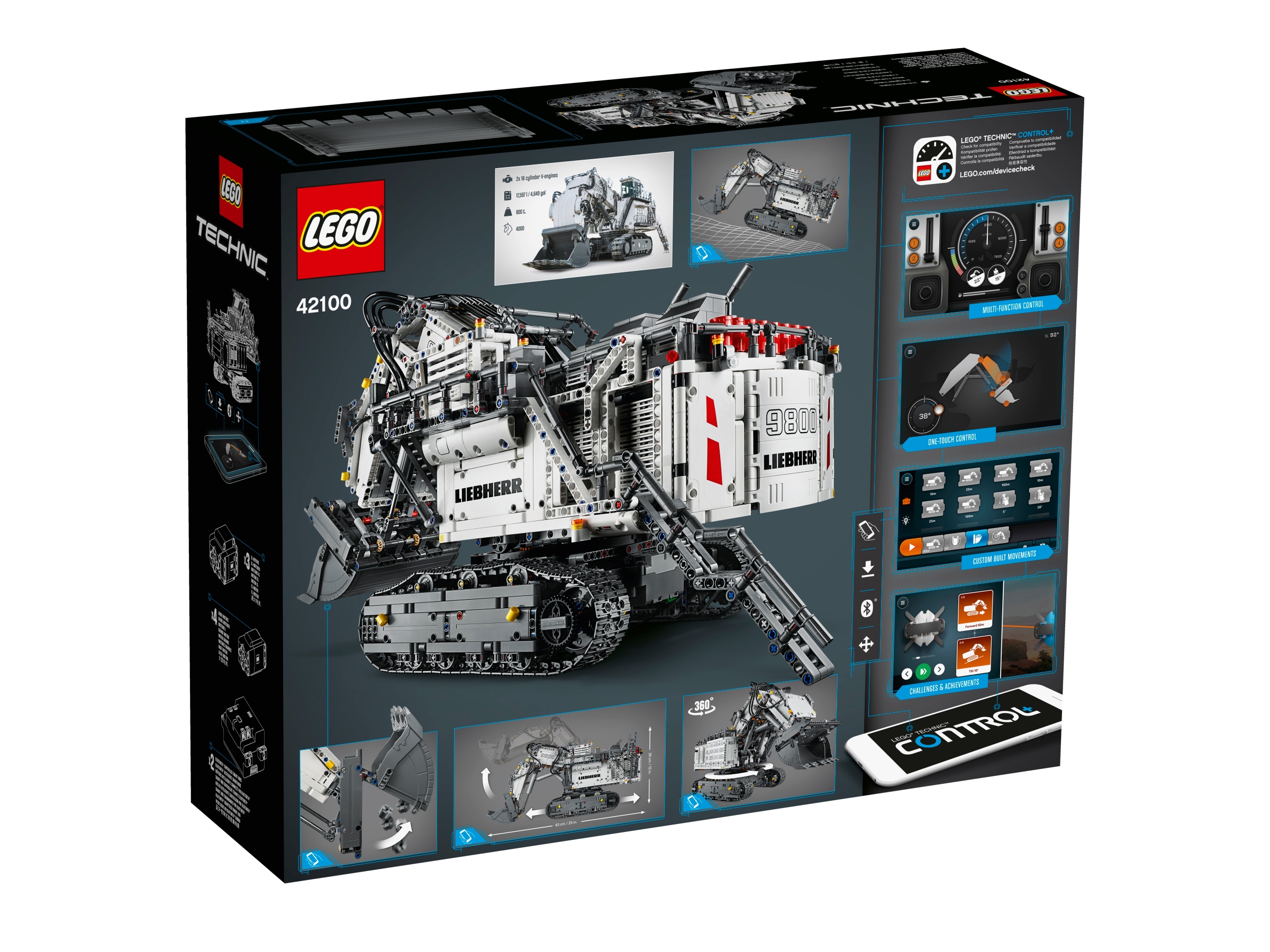 LEGO Technic KOPARKA LIEBHERR R 9800 42100 EU Płeć chłopcy dziewczynki